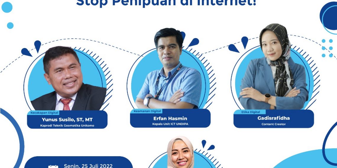 Webinar Stop Penipuan di Internet