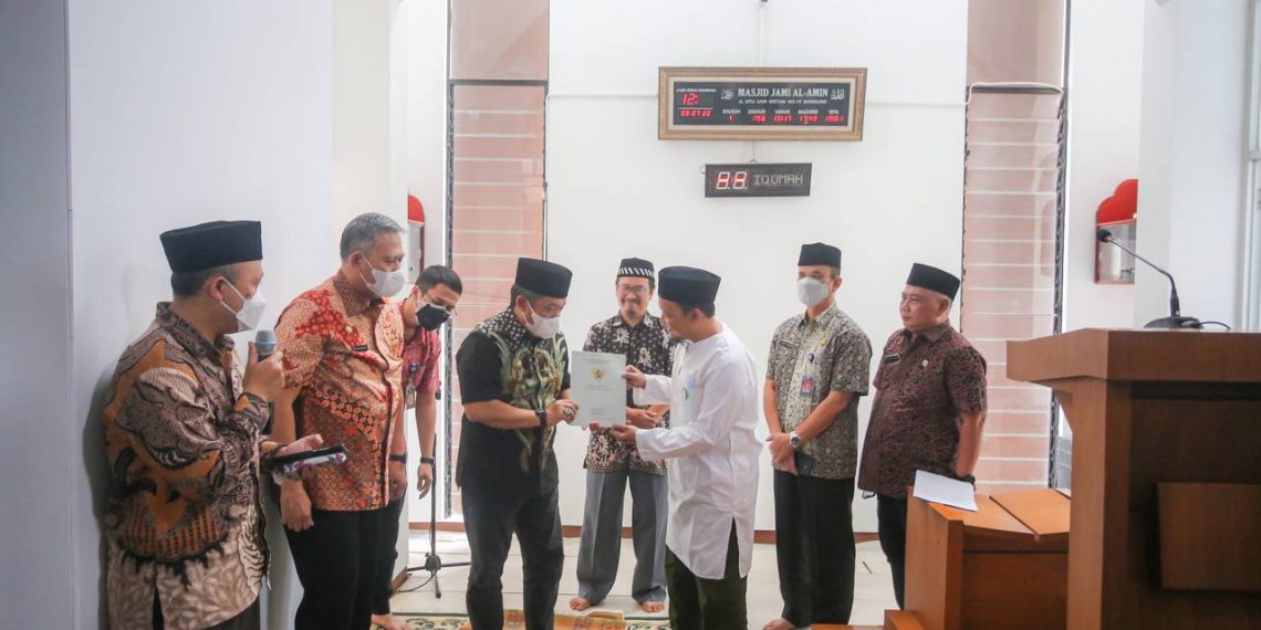 Masjid Al Amin Bersertifikat, Jemaah Kini Tenang Beribadah