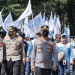 Polresta Bandung Amankan Unjuk Rasa Ratusan Pekerja SPN di PNBB