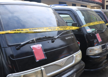 Empat Pelaku Spesialis Pencurian Mobil Pickup Diamankan Unit Reskrim Polsek Pacet, Bandung