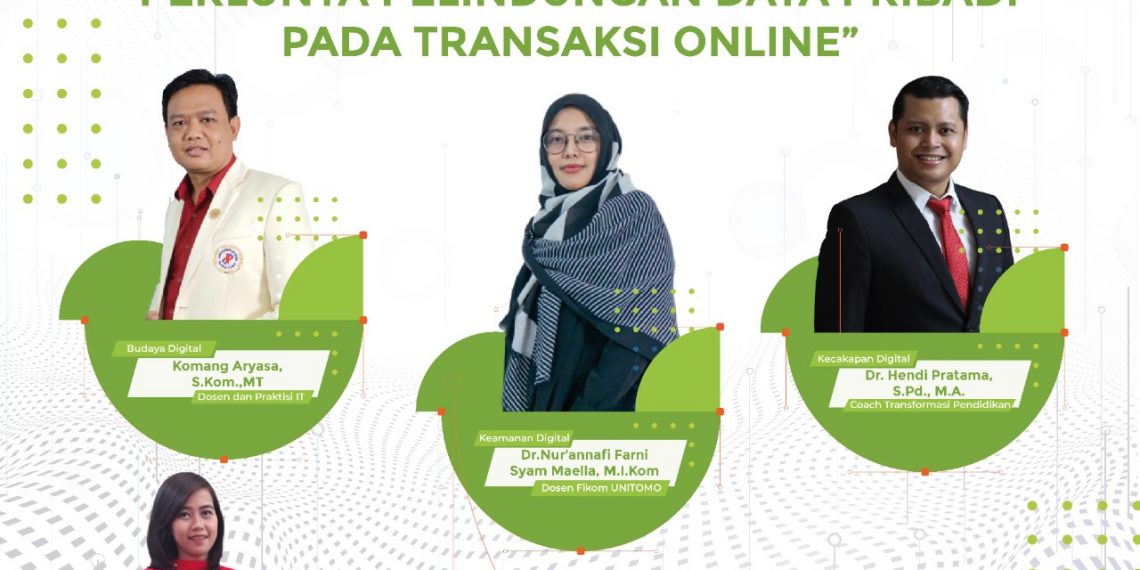 Webinar Perlunya Perlindungan Data Pribadi Pada Transaksi Online