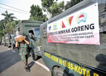 Kerahkan 37 Armada, Kodim 0618/BS Siap Salurkan 2.200 Dus Minyak Goreng Curah