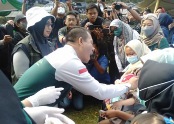 Sejuta Lebih Anak Indonesia Belum Diimunisasi, dari Rawabogo Bupati Buka Kegiatan BIAN Kabupaten Bandung