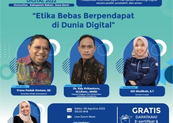 Webinar Etika Bebas Berpendapat di Dunia Digital