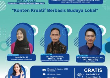 Webinar Konten Kreatif Berbasis Budaya Lokal