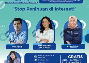 Webinar Stop Penipuan di Internet