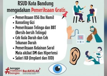 Pemeriksaaan Gratis di RSUD Kota Bandung! Ini Cara Daftarnya.