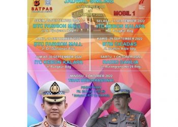 Catat! Jadwal dan Lokasi Serta Syarat SIM Keliling Bandung Senin 26 – 28 September 2022