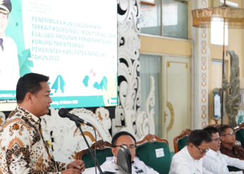 Pemkab Bandung Peringkat II MCP KPK RI tahun 2022 untuk kabupaten/Kota se-Jawa Barat