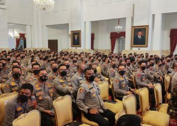 559 Perwira Polri Terima Arahan Jokowi di Istana Negara