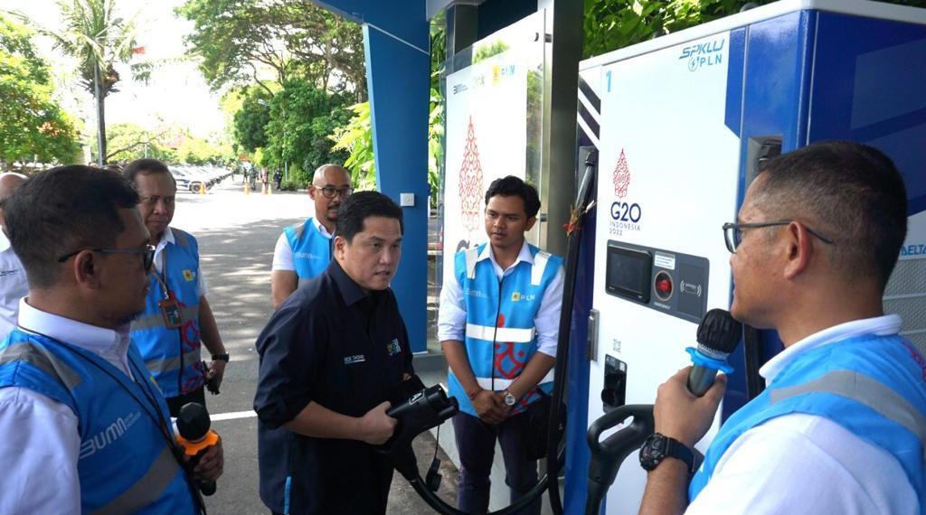 Erick Thohir Cek Langsung Kesiapan PLN Layani KTT G20