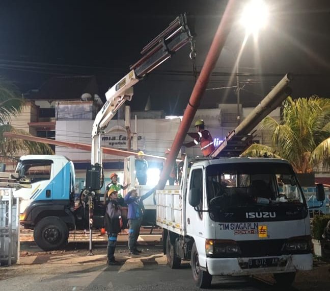 89 Persen Listrik Pelanggan di Cianjur Sudah Kembali Menyala