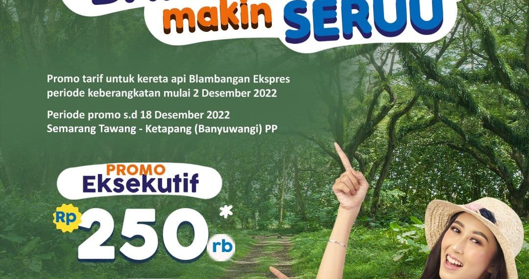 Perkenalkan KA Baru, KAI Berikan Tarif Promo Untuk KA Blambangan ...