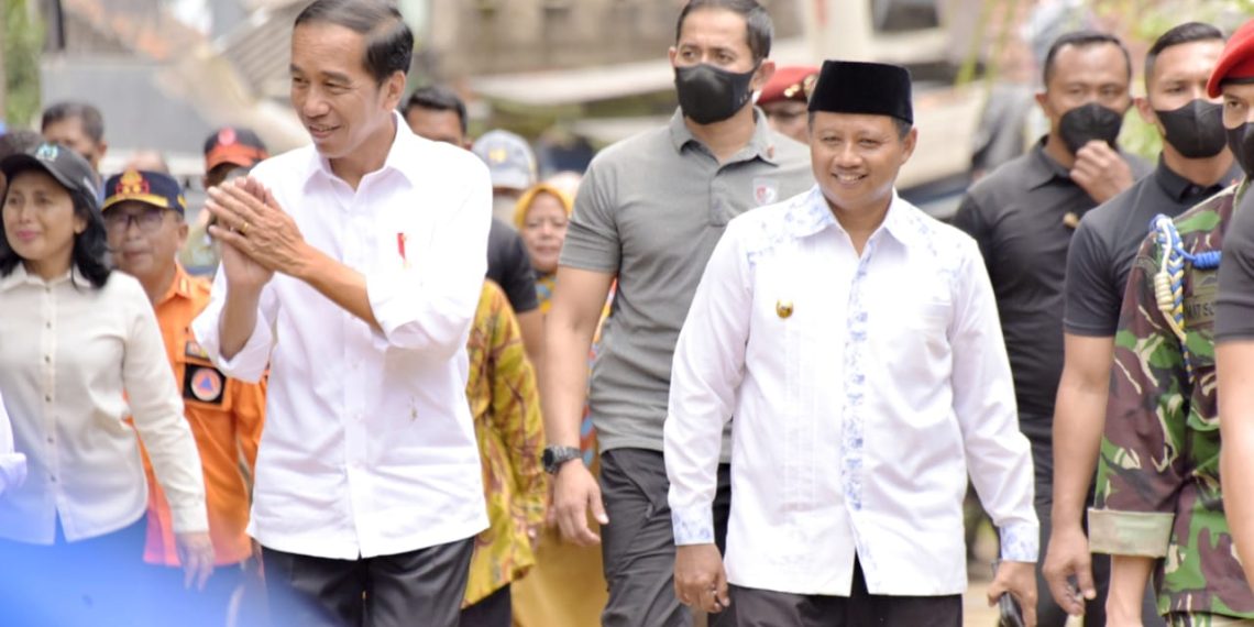 Presiden Joko Widodo Pastikan Proses Evakuasi di Cianjur Berjalan Baik