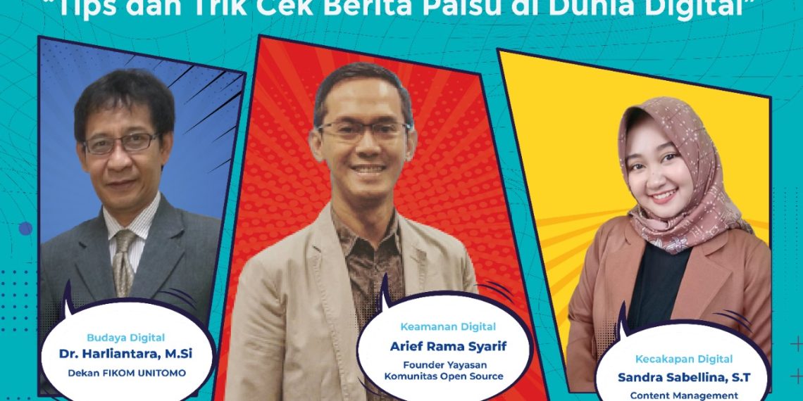 Webinar Tips dan Trik Cek Berita Palsu di Dunia Digital