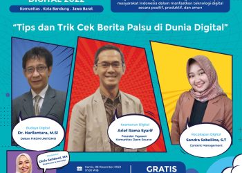 Webinar Tips dan Trik Cek Berita Palsu di Dunia Digital