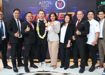 Pertama kali ke Bandung Jorge Lorenzo Makan Malam bersama Fans di ASTON Pasteur Hotel