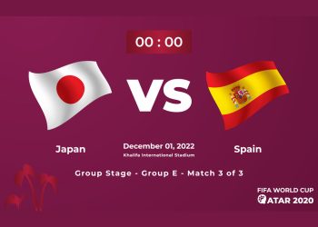 Jepang vs Spanyol