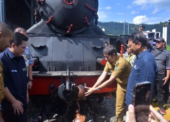 Stasiun Sawahlunto Biofarma, Tandai Reaktivasi KA Wisata Mak Itam