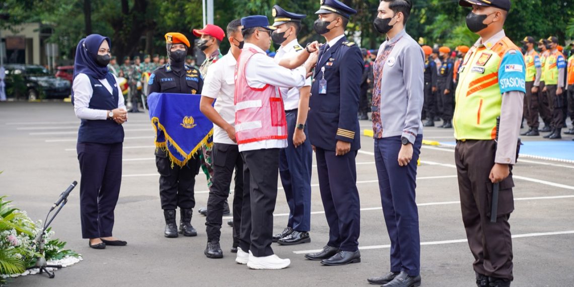 KAI Laksanakan Apel Gelar Pasukan Angkutan Natal dan Tahun Baru 2022/2023