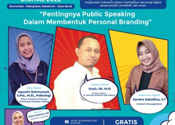 Webinar Pentingnya Public Speaking Dalam Membentuk Personal Branding
