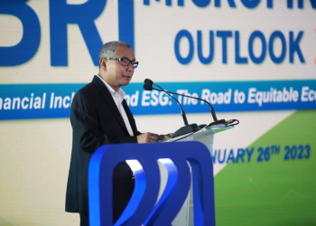 Erick Thohir dalam sambutan dalam acara BRI Microfinance Outlook 2023 dengan tema "Financial Inclusion and ESG : the Road to Equitable Economic Prosperity, 26 Januari 2023/Foto : BUMN