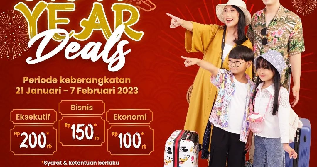 Promo New Year Deals, KAI Diskon 18 Ribu Tiket ke Berbagai Tujuan
