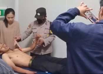 Miris ! Seorang Kurir Kena Tusuk di Banyuasin