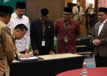 5 Pernyataan Komitmen Kolaborasi Pengelolaan Zakat Bersama Kemenag, BAZNAS, dan LAZ