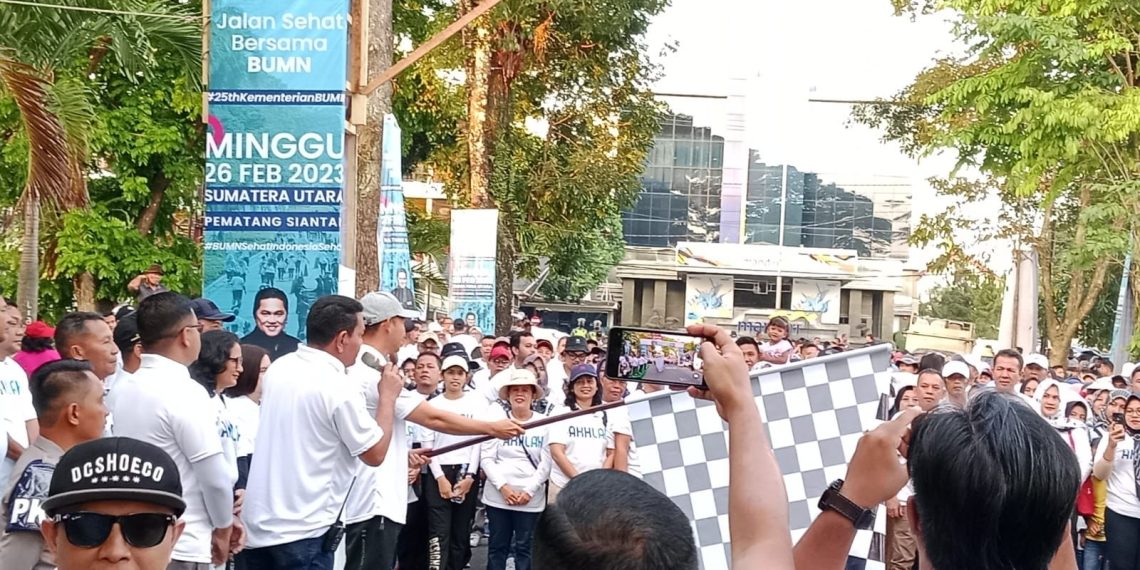 KAI Dukung Kemeriahan Jalan Sehat Bersama BUMN di 4 Kota di Sumatera Utara