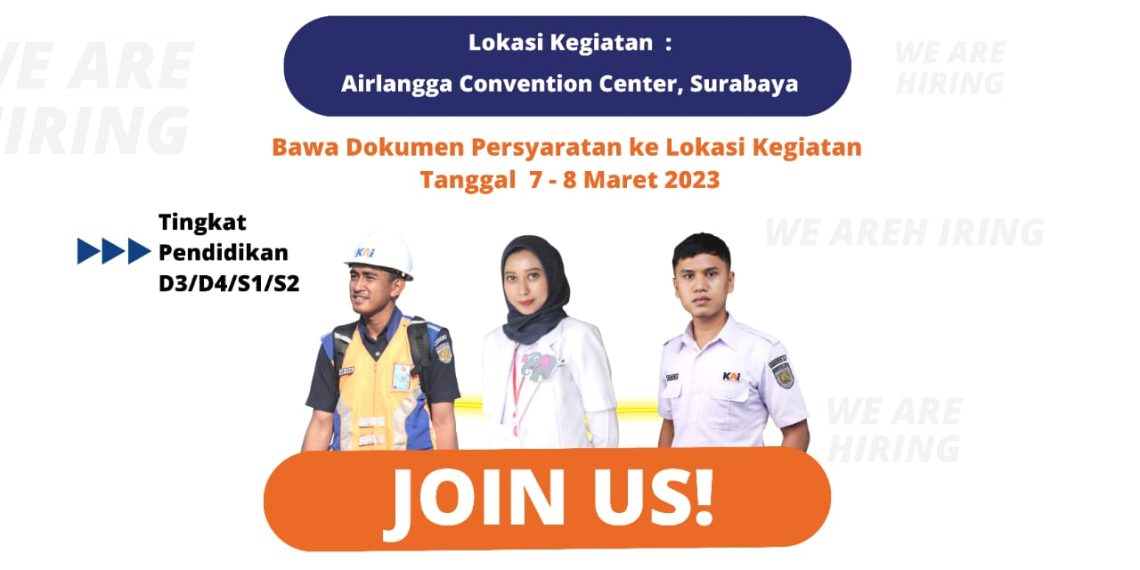 KAI Buka Rekrutmen Eksternal pada Job Fair Unair