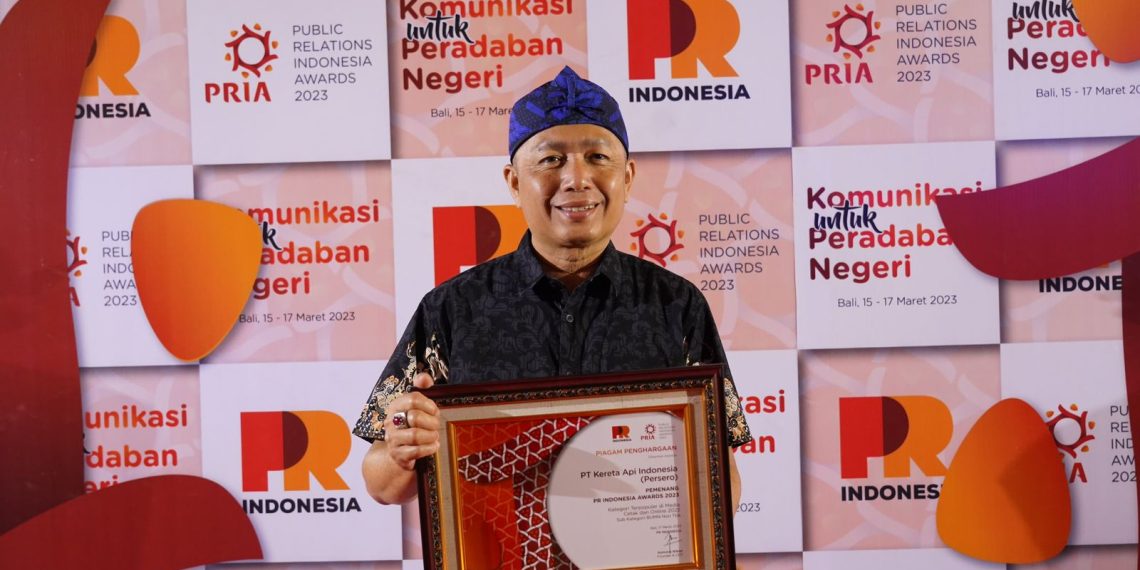 KAI Didaulat Sebagai BUMN Non Tbk Terpopuler di Media Cetak dan Online tahun 2022