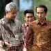 Joko Widodo bersama Ganjar Pranowo