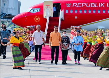 Jokowi Ikuti Simulasi Penyambutan Pemimpin ASEAN di Labuan Bajo