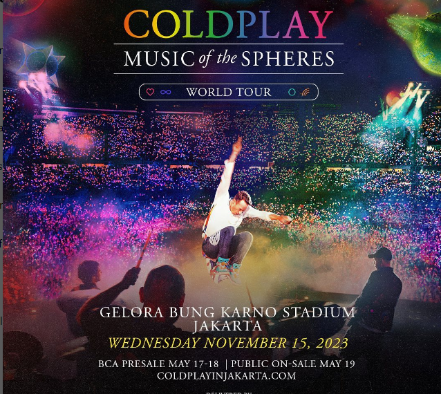 Coldplay Resmi Konser di Jakarta 15 November 2023, Begini Respon Netizen!