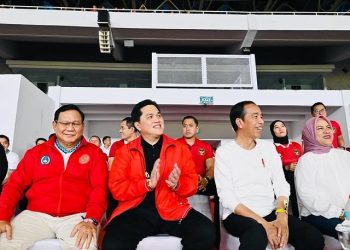 Presiden Jokowi Nonton Timnas Indonesia VS Argentina di GBK