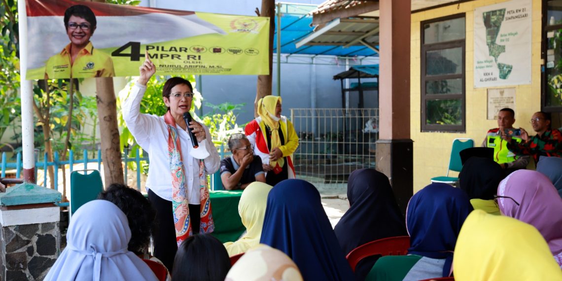 Nurul Arifin Sosialisasikan 4 Pilar MPR RI di Arcamanik Kota Bandung