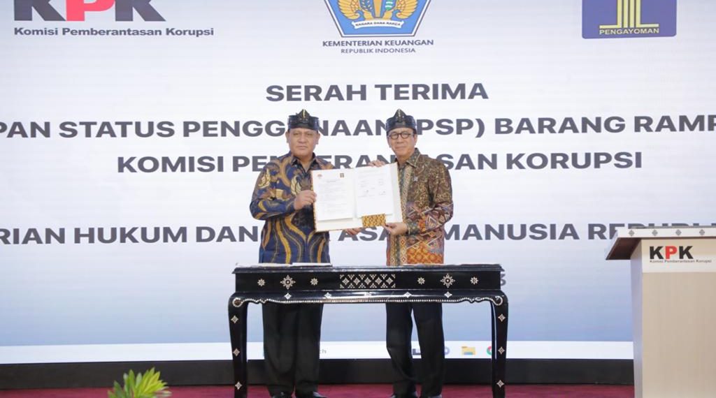 KPK Serahkan Aset Terpidana Korupsi Senilai Rp28,9 Miliar ke Kemenkumham