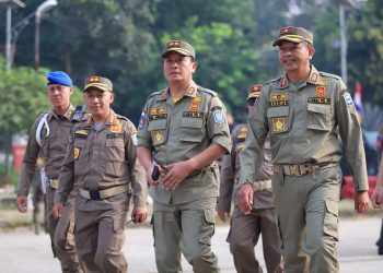 Linmas, Ujung Tombak Amankan Pemilu di Kota Bandung