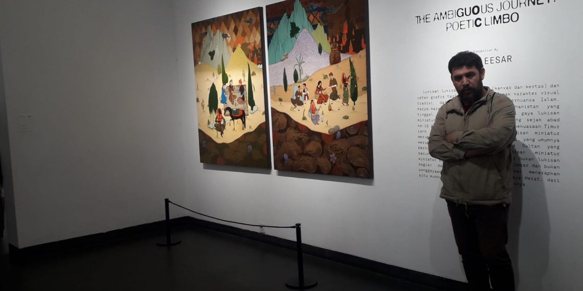 Perupa Nesar Eesar Berpameran Tunggal di Lawangwangi Creative Space, Bandung