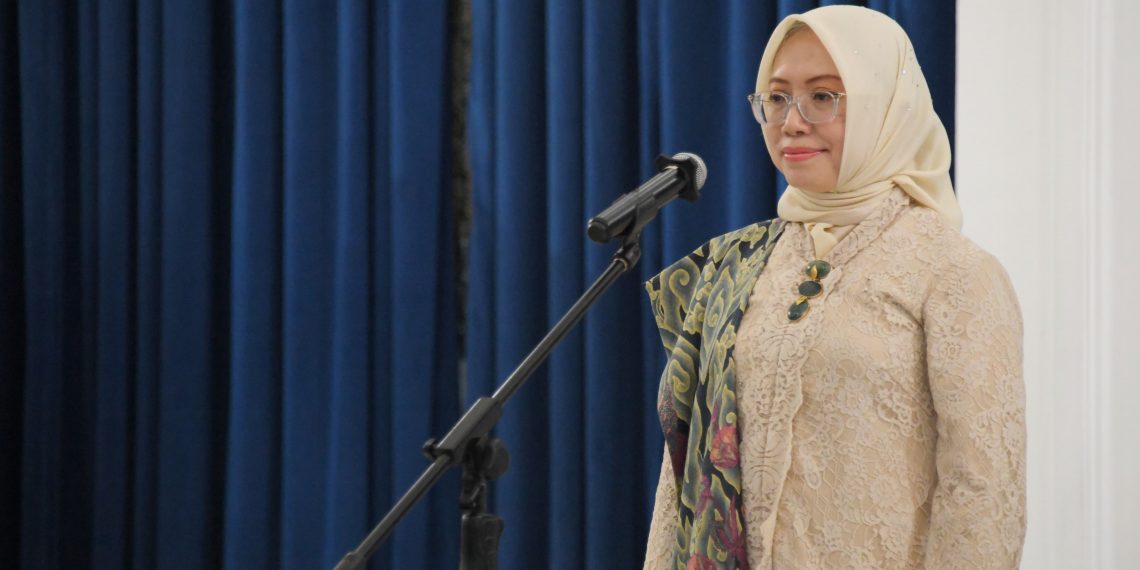 Amanda Soemedi Lantik Diah Utami sebagai Penjabat TP PKK Kota Cimahi