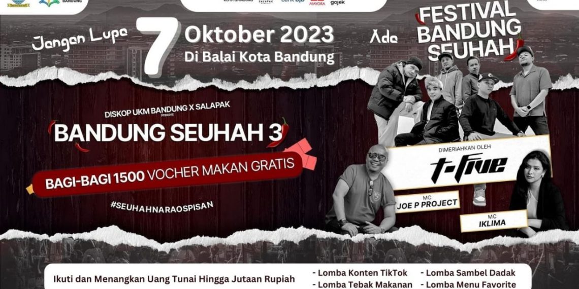 Bandung Seuhah Kembali, Berikut Jam, Tempat dan Daftar Stand Lengkapnya