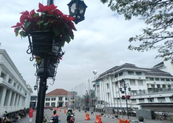 Bunga Kastuba Hiasi Jalan Asia Afrika, Siap Sambut Delegasi Asia Africa Festival 2024