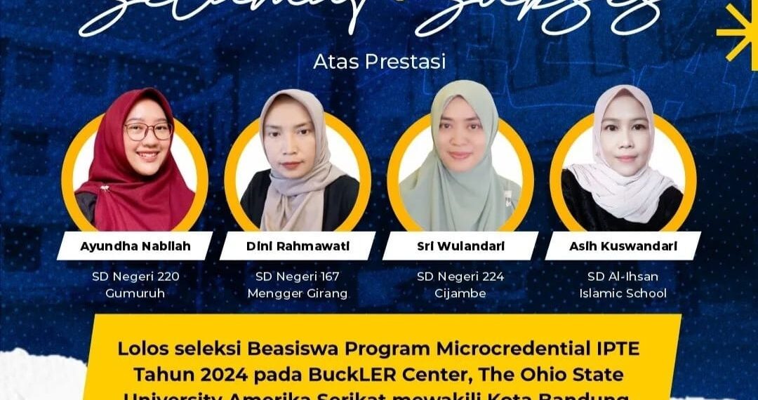 Hebat! 4 Guru SD Kota Bandung Terima Beasiswa di The Ohio State University Amerika Serikat
