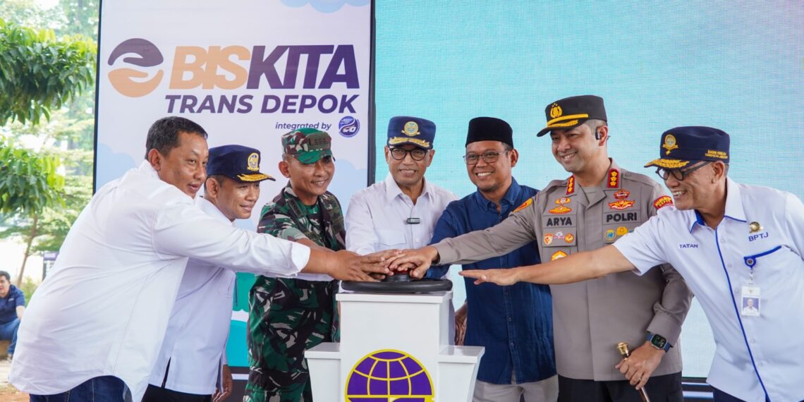 KAI Sambut Hadirnya BISKITA Trans Depok di Stasiun LRT Harjamukti