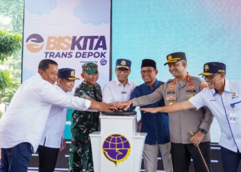KAI Sambut Hadirnya BISKITA Trans Depok di Stasiun LRT Harjamukti