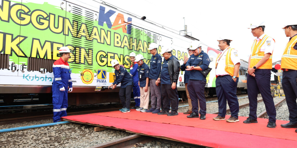 KAI Dukung Program Kementerian ESDM Uji Coba Penerapaan B40 untuk Kereta Api