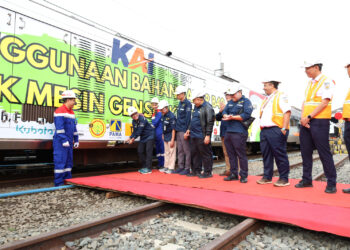 KAI Dukung Program Kementerian ESDM Uji Coba Penerapaan B40 untuk Kereta Api