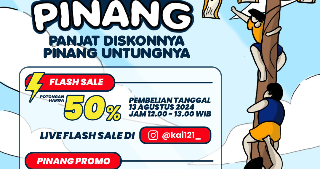 Peringati HUT Ke-79 RI, KAI Daop 2 Bandung Tebar Aneka Promo Menarik