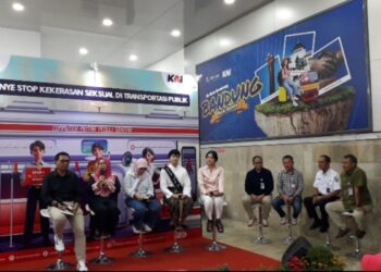 Wujudkan Transportasi Publik yang Aman, KAI Commuter Lakukan Sosialisasi Setop Pelecehan Seksual